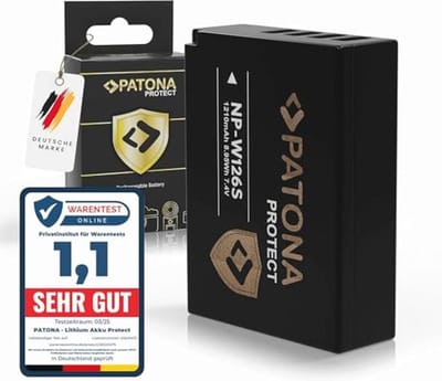 Accu NP-W126s NP-W126 (1140mAh) met NTC-sensor en V1 behuizing - hoge kwaliteit en betrouwbaarheid