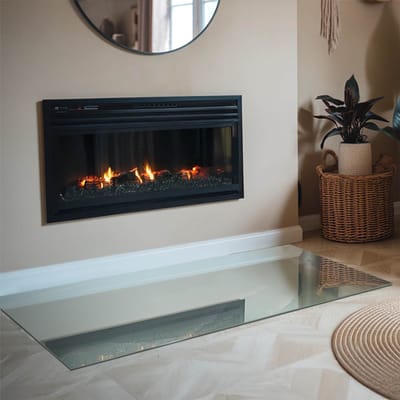 Coloray Vloerplaat Houtkachel - Onderplaat Kachel - 140 cm x 70 cm - Houtkachel Vloerplaat - Turkoois Vloerplaat Kachel - Onderplaat Voor Houtkachel - Vloerplaat voor Houtkachel - Vloerplaat Open Haard - Verwarmingsaccessoires