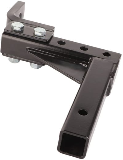 Dailygoods- Trekhaakdop - Verstelbare Hoogte 4,5-10,5 inch - 5000 lbs Capaciteit - Schokbestendig - Duurzaam - Zwart Gecoat Staal - Trekhaak