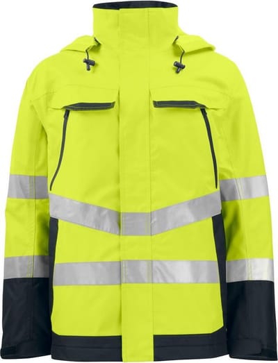 ProJob 6440 SIGNALISATIE REGENJAS EN ISO 20471 KLASSE 3 646440 - Geel/Zwart - 4XL