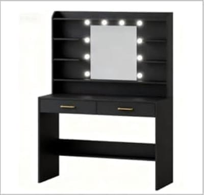 Prachtige Make-up Tafel met Spiegel en Opbergruimte - Ideaal voor Slaapkamer of Kaptafel