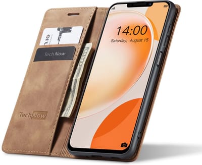 Hoesje geschikt voor Huawei Nova Y91 - Book Case Leer Slimline Bruin