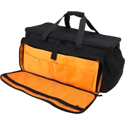 Housse de transport pour contrôleur DJ Sac de rangement pour câbles Sac portable pour équipement DJ Séparateurs amovibles Poignée inférieure antidérapante Tissu Oxford Pochette pour accessoires DJ