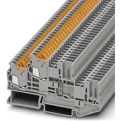 Phoenix Contact 3050196 Klem 2-etages 5.2 mm Snelaansluiting Grijs 50 stuk(s)