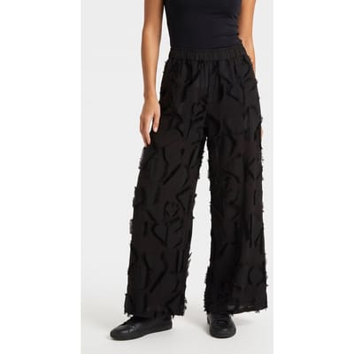 & Other Stories St Fran Trousers Black Maat: 34 | Wijde Broeken Outlet | Dames | Zwart