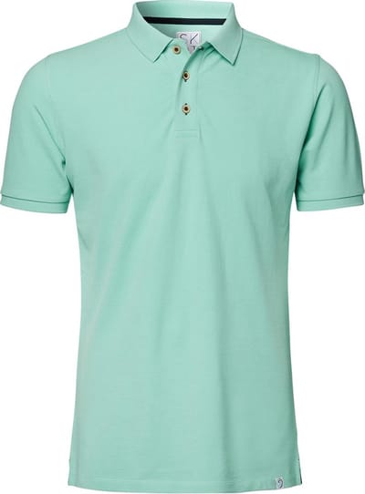SKOT Polo Duurzaam - Green Sapphire - Groen - Slim Fit - Maat XXL
