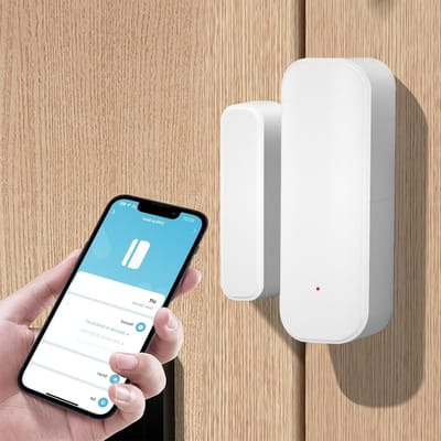 Slimme Deursensor - Raam Sensor Alarm - Huis Beveiligen - Geen Hub Vereist - 7 x 3 x 4 cm