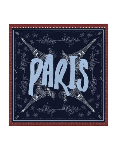 Janice Effron Sjaals Blauw Effron Paris