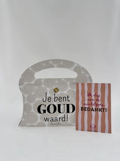 Dag van de Mantelzorg •Cadeaupakket Dames• Jij Bent Goud Waard Toffees - Cadeau voor Vrouwen - Perfect Gifts