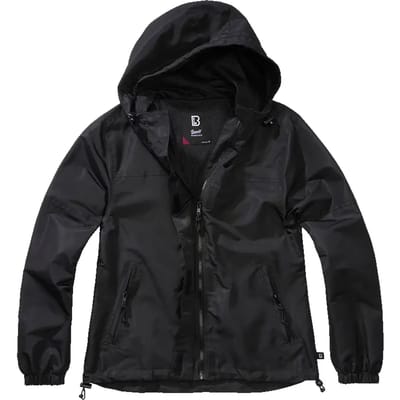Brandit - Summer Frontzip Windbreaker jacket - L - Zwart