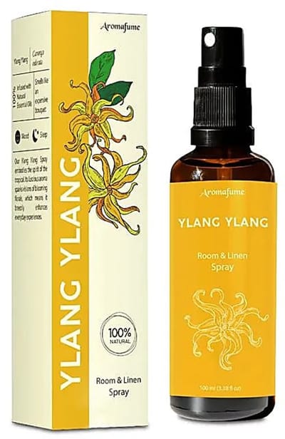 Aromafume kamer & textielspray Ylang Ylang - Huisparfum Ylang Ylang - Aromatherapie 100ml