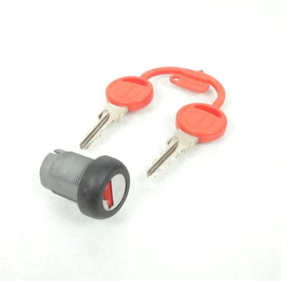 Barillet serrure selle avec clé pour moto Peugeot 50 XR7 755771 Neuf