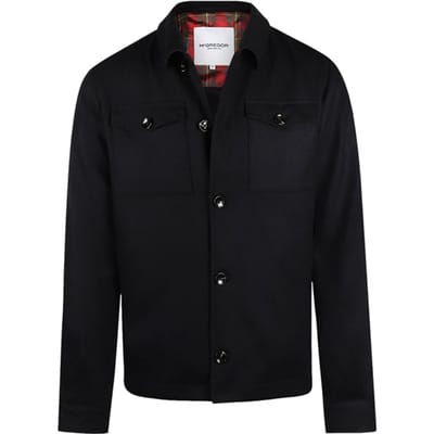 McGregor Short Over Jacket Navy Size: S | Light Jackets Outlet | Heren | Zwart
