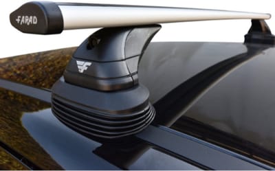 Dakdragers geschikt voor de Subaru Forester 2008 t/m 2012 met fixpoints - Aluminium - Hoog laadvermogen 100kg - Wingbar Grijs - Merk Farad