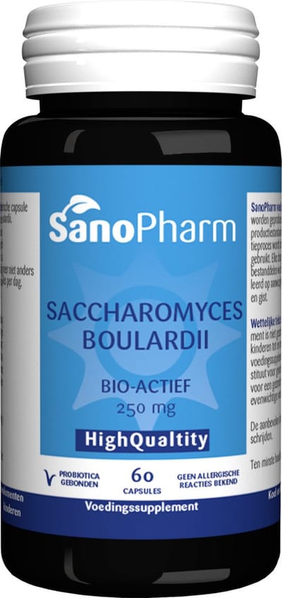 SanoPharm Saccharomyces Boulardii - 60 capsules