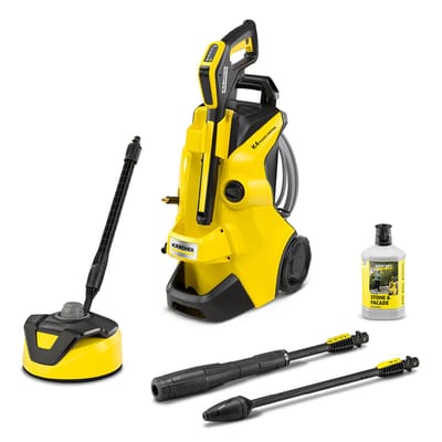 Kärcher K 4 Premium Power Control Flex Home Hogedrukreiniger - PremiumFlex hogedrukslang - 130 bar - 420 l/u - 30 m2/u - Terrasreiniger T 5 - Geschikt voor oa. auto - fietsen - terras - motoren - schutting en tuinset