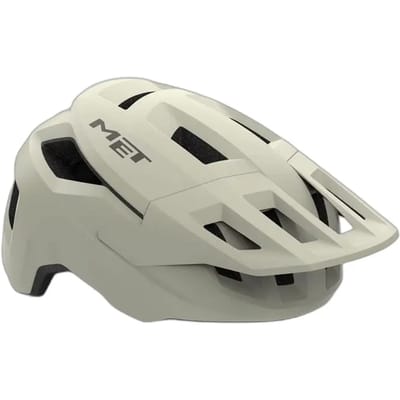 MET Shelter Fietshelm – Fietshelm Mannen & Vrouwen – MTB Helm Volwassenen – Mountainbike – Maat L (58-61 cm) – Off White (Wit)