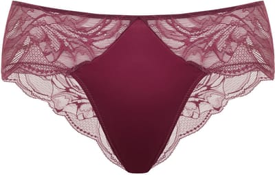 Megami -Boston Slip - M7101 - Burgundy - 38