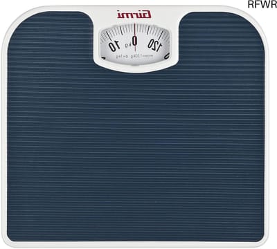 RFWR® Mechanische Personenweegschaal tot 130 kg - Nauwkeurige Weegschaal met Groot Display