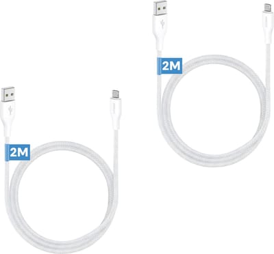 Oplaadkabel geschikt voor iPhone 14, 13, 12, 11, X - 2m - Usb kabel