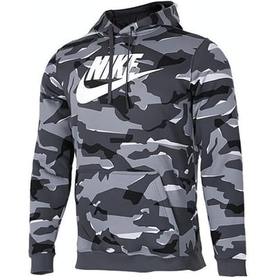 Nike Fleece Hooded Casual American Sweatshirt Heren sweatshirts Grijs AR2868-065 M gray
