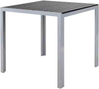 Tuintafel Zyrell - Aluminium - Voor binnen en buiten - Vierkante vijzettafel tuin - Bistrotafel - Eettafel - Hitte- en Weerbestendig - Groen