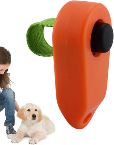 Hondentraining Clicker - Huisdier Trainer - Gedrag Versterken - Helder Klikgeluid - 3.5x1.7x6.5CM - Zwart