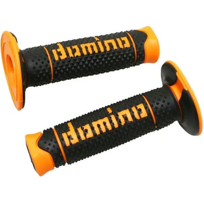 domino a260 dsh handgreep zwart oranje voor motorcross enduro a26041c4540a7-0 nieuw