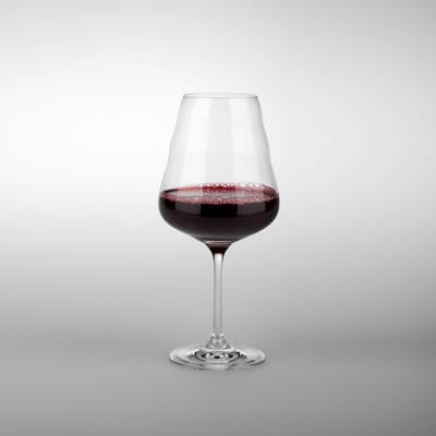 Vitaal wijnglas met Bloem des Levens, mondgeblazen, Nature's Design