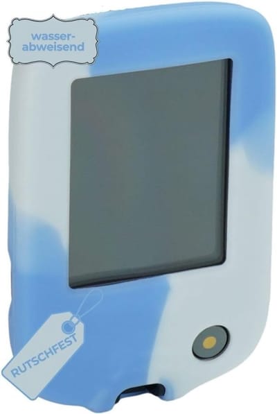 Siliconen hoesje voor Freestyle Libre 1/2/3/Insulinx - Bescherming en draagbaarheid in blauw mix