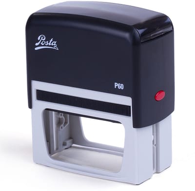 Posta P60 | zelfinktende stempel | 75x37mm