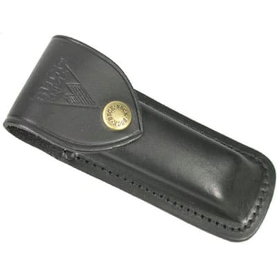 Buck Meshoes 110 Folding Hunter Sheath leer