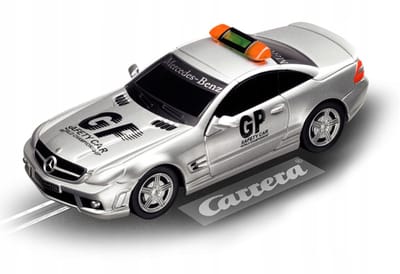 Carrera AMG Mercedes SL63 Safety Car Pull Back 1:43 Zilver