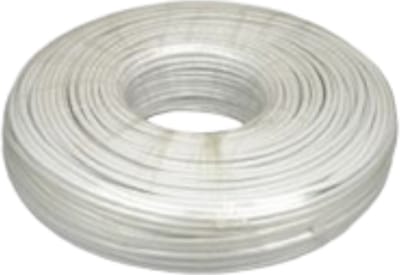 Telefoonkabel 4x0.6 wit per rol 100 meter