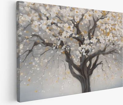 Saammp Muurcirkel Hout - Tijger in het bos - Zon - Natuur - Dieren - Ø 80 - Wandcirkel - Wanddecoratie Cirkel - muurdecoratie Woonkamer - Slaapkamer decoratie - Rond Schilderij