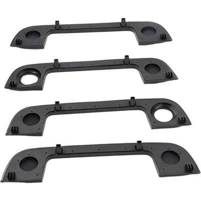 Lot de 4 garnitures de poignée de porte extérieure avec joint pour BMW E36, E34, E32 gray