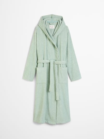 Marc O'Polo Timeless Women Melange Badjas Aquamarine - S
