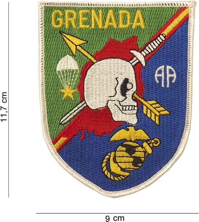 Embleem stof Grenada schild