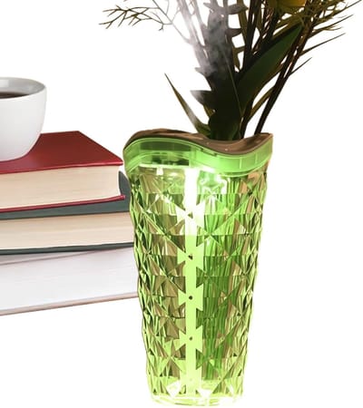 Luchtbevochtiger Vaas - Decoratieve Diffuser - Verbeteren Luchtkwaliteit - Kristal Design - 800 ml - Niet gespecificeerd