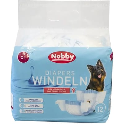 Luiers voor vrouwelijke honden Nobby Pet (x12)