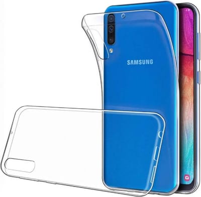 Smartphonica Telefoonhoesje Geschikt voor Samsung Galaxy A30s Transparant Siliconen - Doorzichtig Clear Case Back Cover geschikt voor Samsung Galaxy A30s