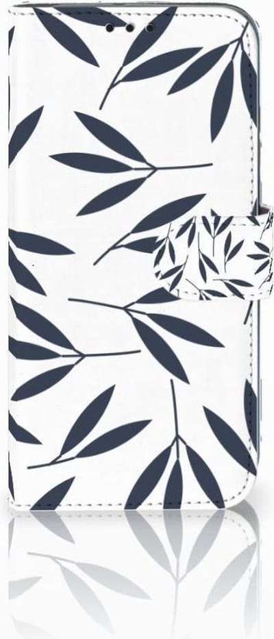 Honor 10 Lite Hoesje Leaves Blue