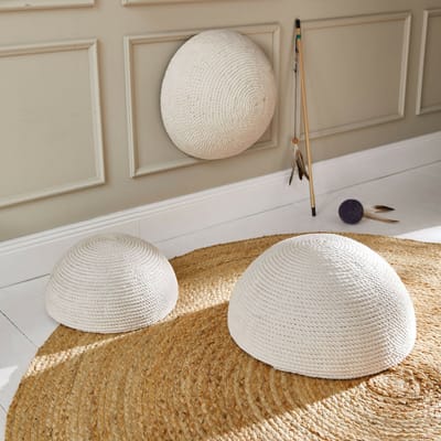 LOBERON Krabornament set van 3 Hallira beige
