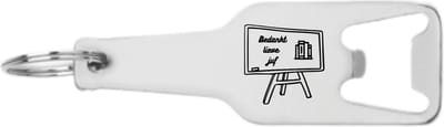 Akyol - bedankt lieve juf flesopener - Juf - cadeaupakket juf - einde schooljaar - afscheid - leuk cadeau voor je juf om te geven - 105 x 25mm