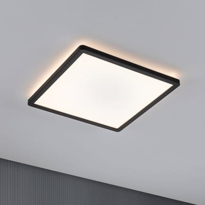 LED-paneel Atria Shine Backlight hoekig 293x293 mm 16W 1600lm 3000K Zwart
