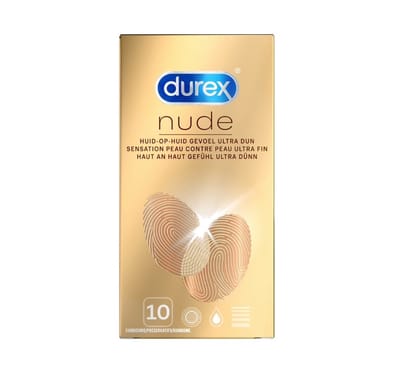 Durex Condooms Nude 10st - 5 Stuks - Voordeelverpakking