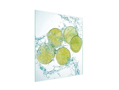 TMK ArtDeko - Snijplank - 45x52 cm - Glas - Limoen Motief
