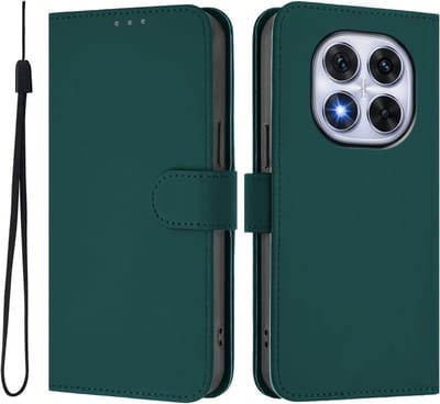 Coverup Hoesje - Geschikt voor Xiaomi Redmi Note 14 Pro 5G / Pro+ / Poco X7 Hoesje - Coverup Book Case - Groen