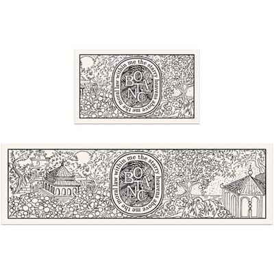 Vintage Frans Huis Keuken Absorberend Olie Absorberend Vloerkleed Lang Antislip Diatomeeënaarde Modder Vloerkleed Badkamer Combinatie Tapijt 50 * 80Cm