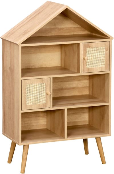 sweeek - Boekenkast, bohème, l60 x b30 x h100cm